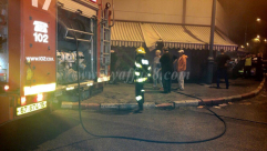 منتصف الليلة - حريق محل تجاري في مدينة اللد دون وقوع اصابات 